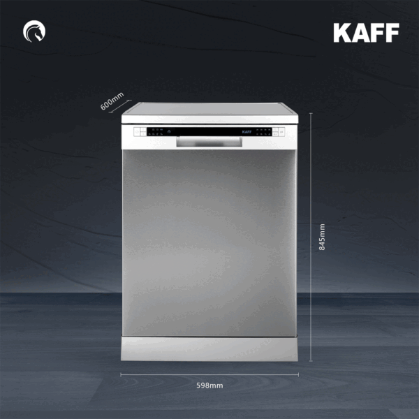 kaff-dw-vetra-60-dishwasher-silver (4) Kaff Dw Vetra 60 Dishwasher (Silver)