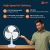 ORIENT 16" TABLE 27 HIGH SPEED TABLE FAN ( White)