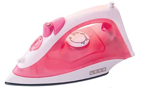 USHA 3813C 1300 WATT STEAM IRON (PINK)