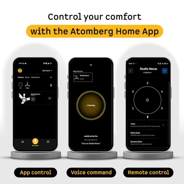 Atomberg Studio Nexus 56″wooden Bldc Fan3 Atomberg Studio Nexus 56″wooden Bldc Fan