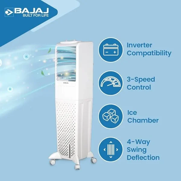 BAJAJ TMH50L TOWER COOLER3 Bajaj Tmh 50l Tower Cooler