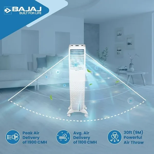 BAJAJ TMH50L TOWER COOLER4 Bajaj Tmh 50l Tower Cooler