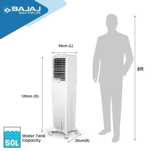 BAJAJ TMH50L TOWER COOLER5 Bajaj Tmh 50l Tower Cooler