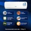 VOLTAS 1 TON 3 STAR INVERTER SPLIT AC2 Voltas 1 Ton 3 Star Inverter Split Ac (123v Vectra Elegant)
